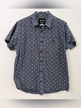 Harry Potter All Over Print Woven Shirt Size Large